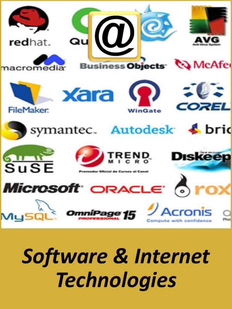 Technology Experience - Software & Internet Technologies